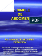 Placa Simple Abdomen