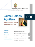 Biografía Jaime Roldós Aguilera