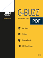 G-Buzz Alarm Clock Manual