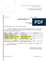 CIRCOLARE N. 207 Corso Di Logica Prove PDF