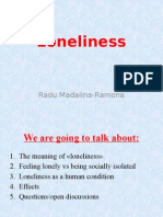 Loneliness Document - Effects, Causes, Solutions