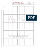 Pick & Pluck "D" Type Half Tray: All Rights Reserved, See Website For Details: WWW - Krmulticase.Co - Uk