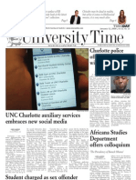 The University Times - January 12, 2010
