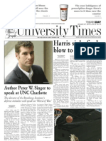 The University Times - January 21, 2010