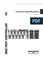 fcb1010 Behringer Midi Board