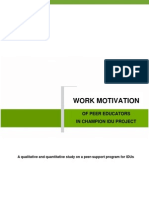 Work Motivation of peer educators in CHAMPION-IDU project - A qualitative and quantitative study on a peer-support Program for IDUs
