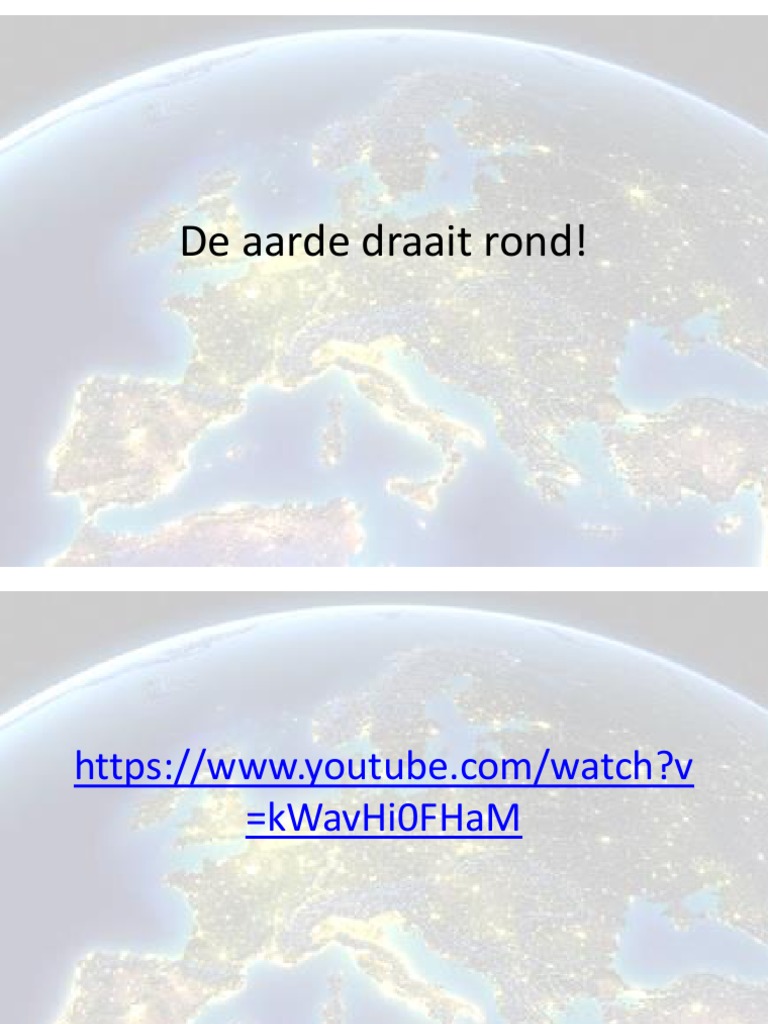 de aarde draait rond! Earth Sun