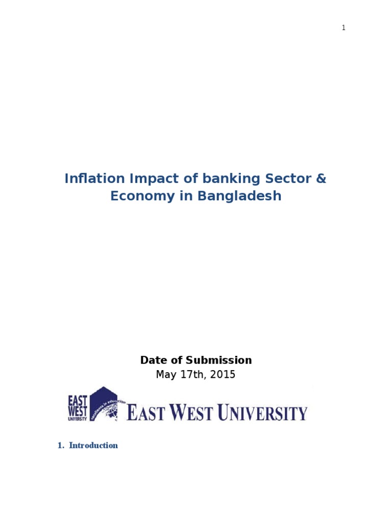 Inflation's Impact on Bangladesh's Economy | PDF | Inflation | Banks
