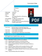 Personal Identities: Curriculum Vitae