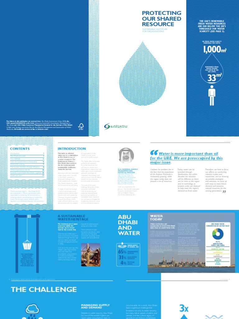 Sustainable Water Use For Organisations | PDF | Water Use | Water Resources