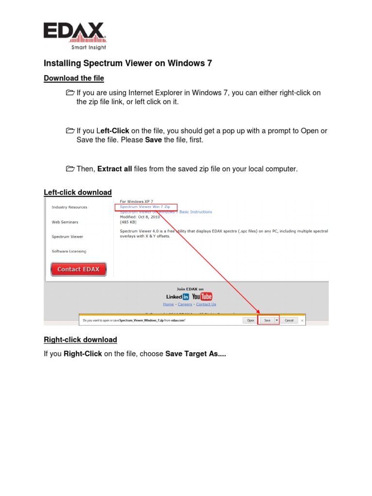 Install Spectrum Viewer on Win 7 | PDF | Computer File | Windows 7
