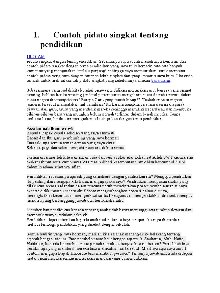 Kumpulan Pidato Docx