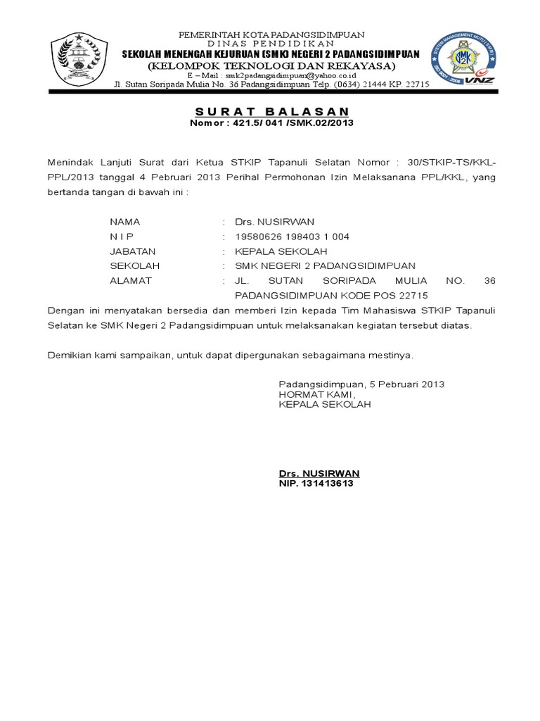 Contoh Surat Penelitian Dari Kampus Stkip
