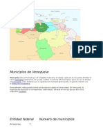 Municipios de Venezuela