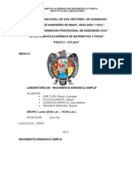 fisica II MOV ARMÓNICO SIMPLE