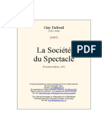 La Société Du Spectacle