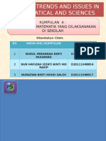 Pentaksiran Matematik Yang Dilaksanakan Disekolah