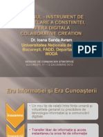 Designul Instrument de Remodelare a Constiintei in Era Digitala