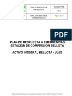 Plan Respuesta Emergencias Estación Compresión Bellota