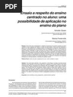 Ensaio a respeito do ensino centro no aluno
