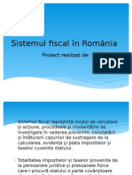 Sistemul Fiscal În România