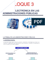 Firmae Bloque 3 Firma Electrónica Adm.pública