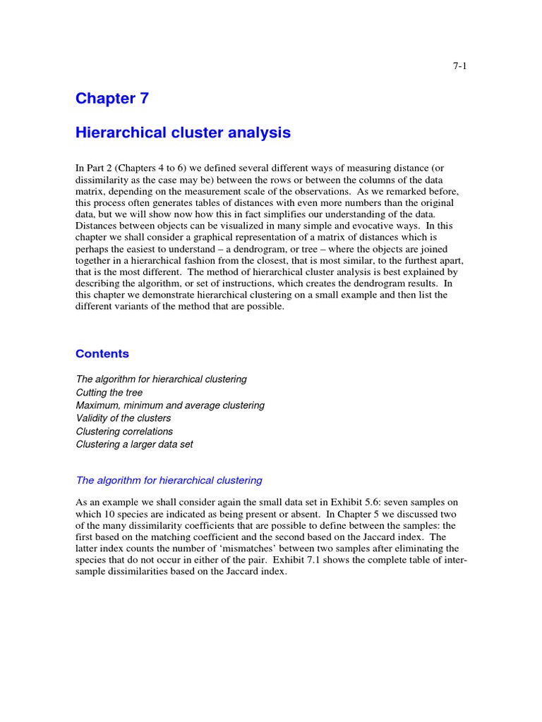 Hierarchical Cluster Analysis Explained | PDF | Cluster Analysis | P Value