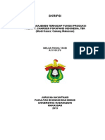 Download AUDIT MANAJEMEN TERHADAP FUNGSI PRODUKSI PADA PT CHAROEN POKHPAND INDONESIA TBK by hijrawan SN265756776 doc pdf