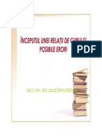 6 Inceputul Unei Relatii de Cuplu Si Posibile Erori