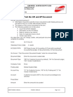 SAP R/3 Finance Module Parking Documents