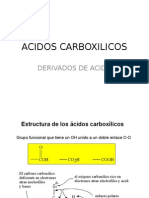 Ácidos Carboxílicos -COOH