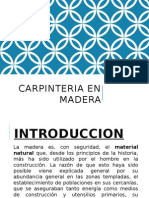 Carpinteria en Madera