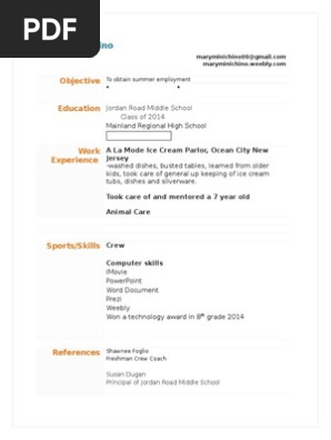 resume blank