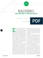 Racismo: Baltimore y Americanah (La Nación 2400)