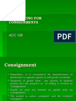 1.-Accounting For Consignments