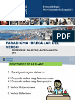 Paradigma Irregular Verbos Unipersonales Defectivos Ejercicios Estudiantes