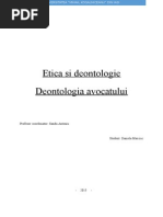 Deontologia Avocatului