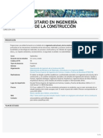 Máster Universitario en Ingeniería Estructural y de La Construcción (ETSECCPB, EC, RMEE) PDF