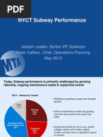 Subway Delay Presentation