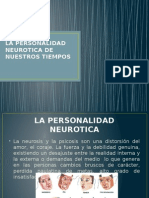 La Personalidad Neurotica de Nuestros Tiempos