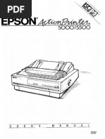 Epson ActionPrinter 5000 User's Manual