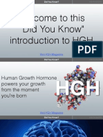 Human Growth Hormone HGH Intro