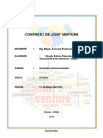 Contrato de Joint Venture