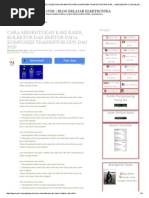 Download Cara Menentukan Kaki Basis Kolektor Dan Emitor Pada Komponen Transistor Npn  by Rahman Surahman SN265801787 doc pdf