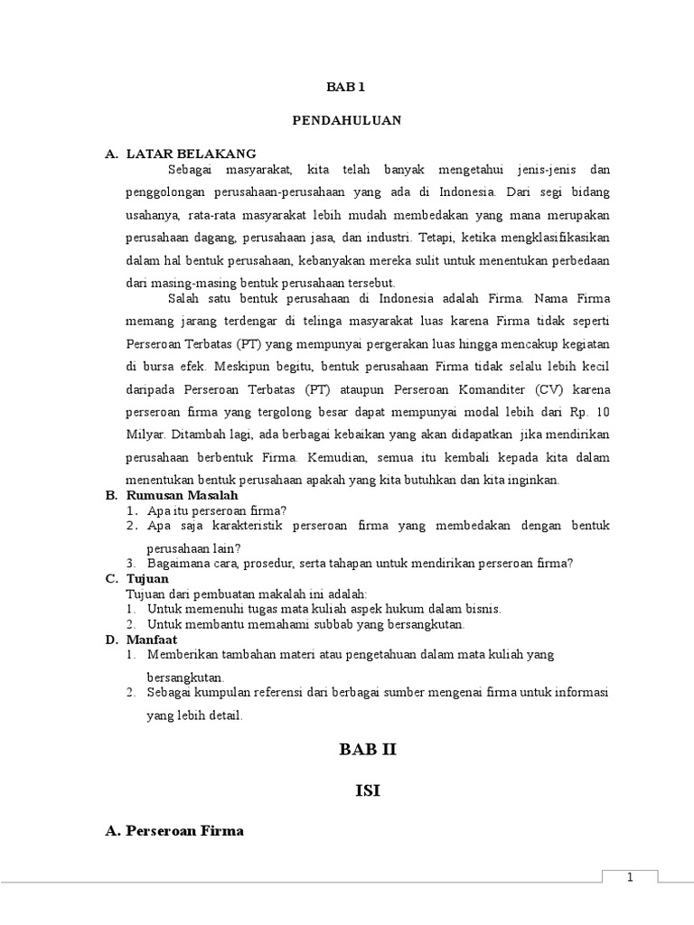 Makalah Tentang Firma Edit