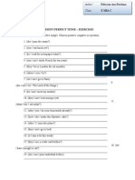 Present Perfect + Simple Past + Dialogue