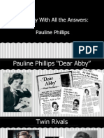 The Lady With All The Answers: Pauline Phillips