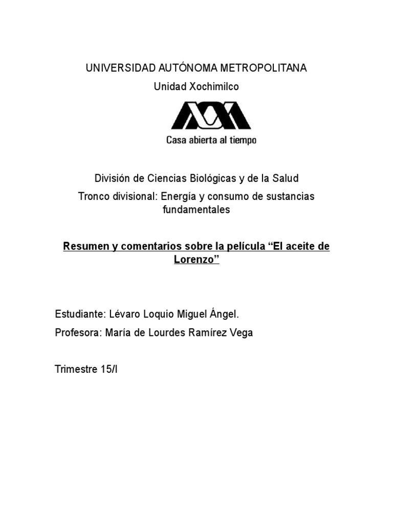 Reporte Un Milagro Para Lorenzo Mielina Cerebro
