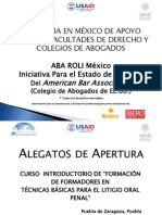 3 Alegato Apertura. Curso FF Litigio Oral Penal ABA.10 14 de Febrero Puebla PDF