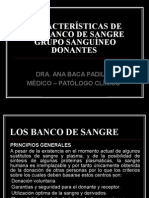 15 16 BANCO DE SANGRE y REACCIONES TRANSFUSIONALES